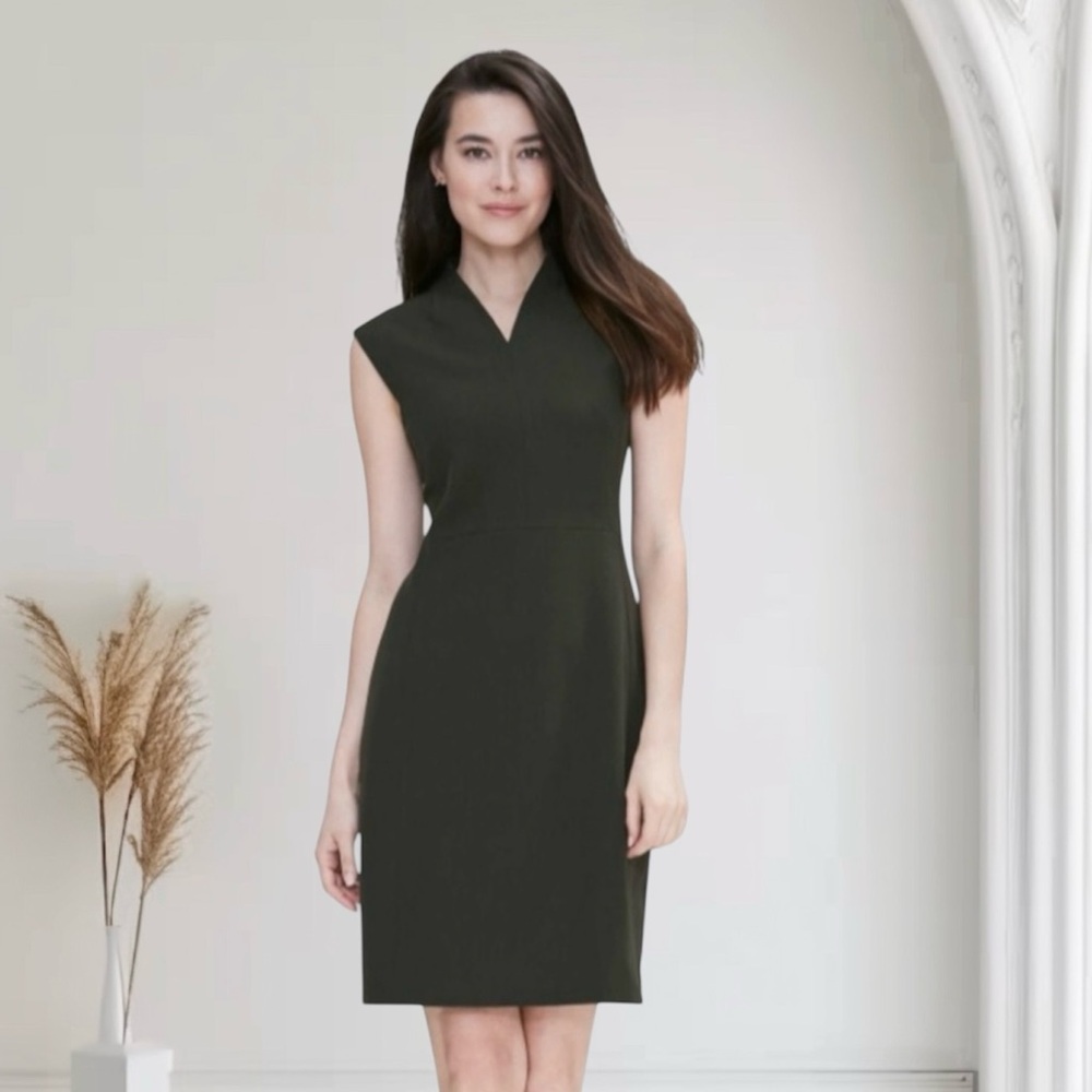 MM.Lafleur Aditi Dress in Dark Green
